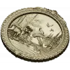 Forest Harmony Medallion - round high-relief STL for CNC