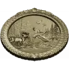 Forest Harmony Medallion - round high-relief STL for CNC