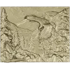 Полёт орлов в горах - рельефная 3D модель STL для ЧПУ