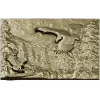 Полёт орлов в горах - рельефная 3D модель STL для ЧПУ