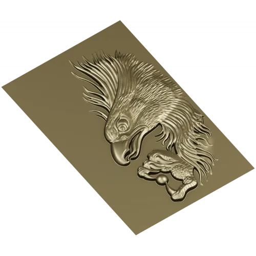 Орлиный Страж - рельефная 3D модель для ЧПУ (STL)