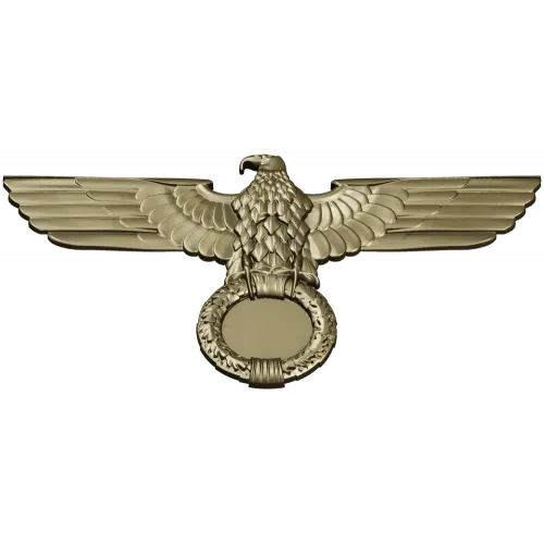 Heraldic Eagle with Laurel Wreath - STL 3D Model for CNC