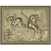 Рельеф "Лесная схватка" - 3D панно для ЧПУ