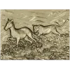 Панно "Погоня саванны" - 3D STL модель для ЧПУ