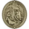 Bear Hunt Relief Medallion STL