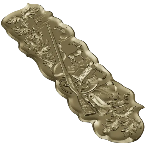 Hunting Trophy Panel - STL 3D model for CNC milling