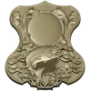 Trout Trophy Shield - STL 3D model for CNC milling