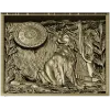 Охотничий компаньон - рельефная панель STL для ЧПУ
