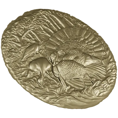 Павлины в роще - 3D модель STL для ЧПУ (панно)