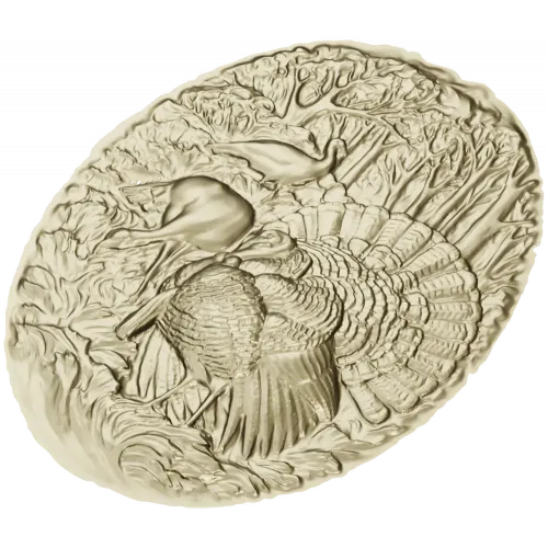 Павлины в роще - 3D модель STL для ЧПУ (панно)