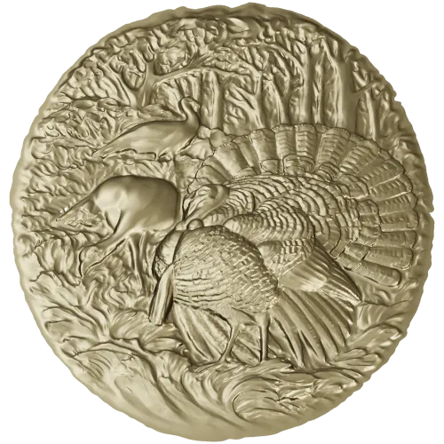Павлины в роще - 3D модель STL для ЧПУ (панно)