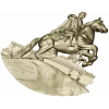 Всадник на скале - рельефная 3D модель STL для ЧПУ