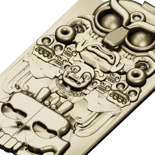 Owl Totem Decorative Panel - STL 3D Model for CNC