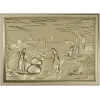 Панно "Сбор урожая у крепости" - 3D STL модель для ЧПУ