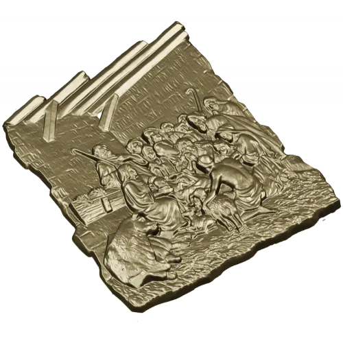 Рождественское панно - 3D модель STL для ЧПУ