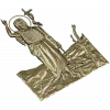 Saint John the Baptist bas-relief STL for CNC