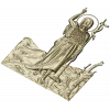 Saint John the Baptist bas-relief STL for CNC
