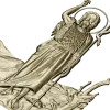Saint John the Baptist bas-relief STL for CNC