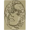 Sylvan Muse Medallion - STL 3D model for CNC router