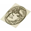 Sylvan Muse Medallion - STL 3D model for CNC router