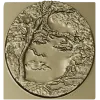 Sylvan Muse Medallion - STL 3D model for CNC router