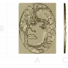 Sylvan Muse Medallion - STL 3D model for CNC router