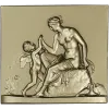 Classical Bas-Relief Panel with Putto - STL 3D Model for CNC