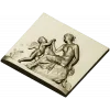 Classical Bas-Relief Panel with Putto - STL 3D Model for CNC