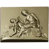 Classical Bas-Relief Panel with Putto - STL 3D Model for CNC