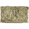 Art Nouveau Nymph Decorative Panel 3D STL for CNC