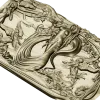 Art Nouveau Nymph Decorative Panel 3D STL for CNC