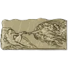 Classical Creation bas-relief - 3D STL model for CNC carving