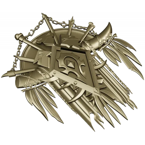 War-Totem Crest - STL 3D Model for CNC
