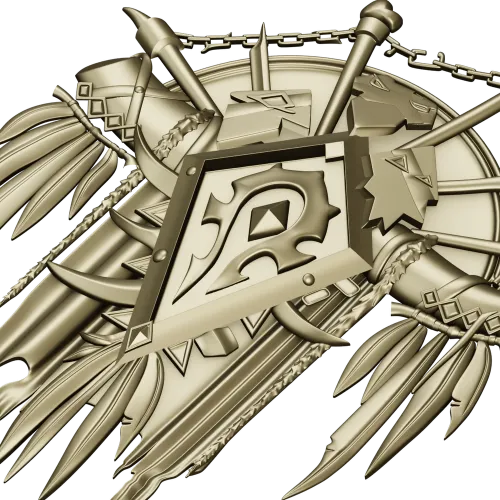 War-Totem Crest - STL 3D Model for CNC