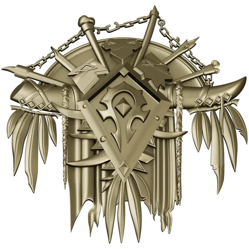 War-Totem Crest - STL 3D Model for CNC