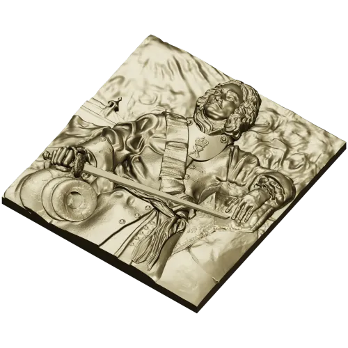 Барельеф исторического правителя - 3D модель STL для ЧПУ