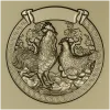 Петух и курица - резной медальон в формате STL для ЧПУ