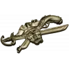 Pirate Skull Emblem STL for CNC