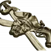 Pirate Skull Emblem STL for CNC