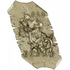 Pirate Captain Bas-Relief STL 3D Model for CNC
