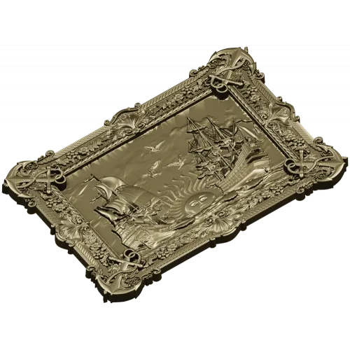 Пиратская одиссея - 3D модель STL панно для ЧПУ