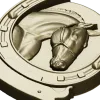 Horseshoe Horse Head Relief STL