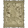 Декоративное панно "Крепостная башня" - 3D модель STL для ЧПУ