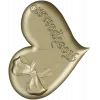 Heart-shaped bow bas-relief STL for CNC carving