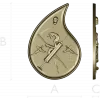 Final Drop teardrop medallion - STL 3D model for CNC
