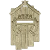 Dove Mail Plaque - detailed STL 3D model for CNC