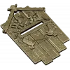 Dove Mail Plaque - detailed STL 3D model for CNC
