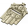 Dove Mail Plaque - detailed STL 3D model for CNC
