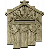 Dove Mail Plaque - detailed STL 3D model for CNC