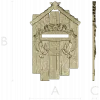 Dove Mail Plaque - detailed STL 3D model for CNC